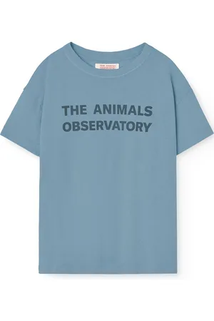 The Animals Observatory Orion Kid T-Shirt Blue Tops T-shirts Short-sleeved Blue