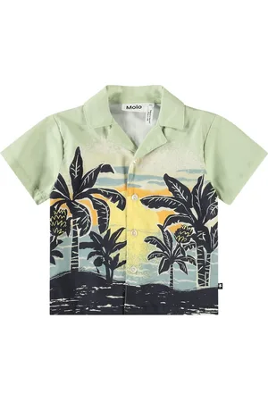 Molo Eyou Tops Shirts Short-sleeved Shirts Green