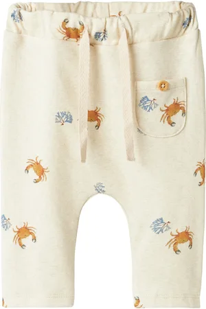 NAME IT Nbmfabio Pant Bottoms Leggings Cream