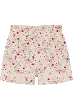 Minymo Shorts Aop Bottoms Shorts Sweat Shorts Pink