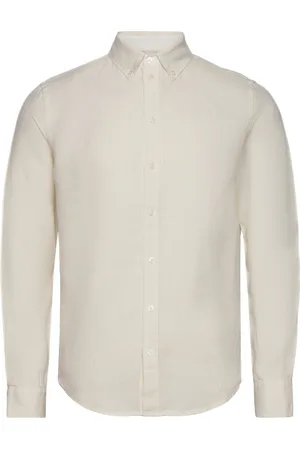 MOS MOSH Gallery Mmgtheo Linen Shirt Tops Shirts Casual Cream