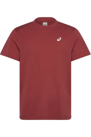 Asics Court Ss Top Sport Men Sports Clothes Sport Tops Sport T-shirts Burgundy