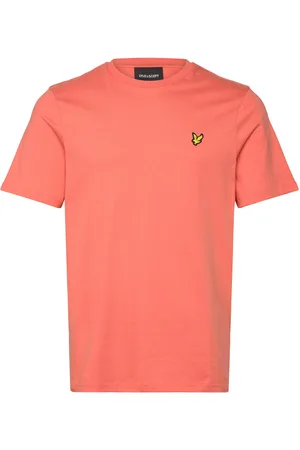 Lyle & Scott Plain T-Shirt Tops T-shirts Short-sleeved Orange