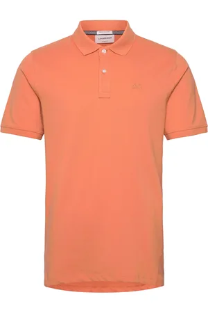 Lindbergh Polo Tee S/S Tops Polos Short-sleeved Orange