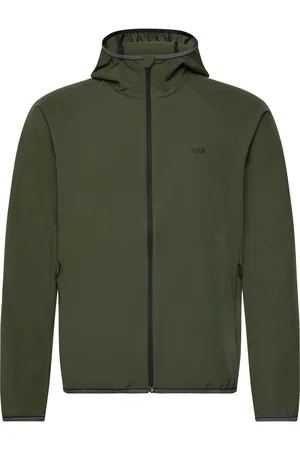 HUGO BOSS L_Commuter Sport Men Sport Clothing Sport Outerwear Sport Jackets Sport Casual Jackets Khaki Green