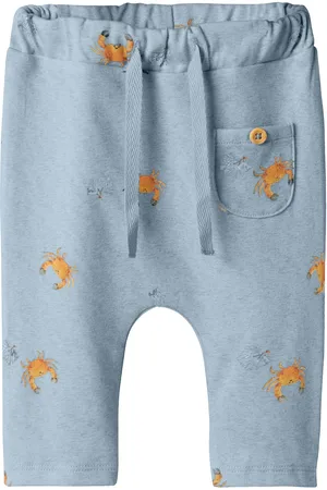 NAME IT Nbmfabio Pant Bottoms Leggings Blue