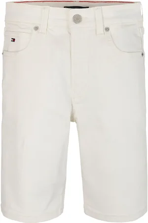 Tommy Hilfiger Modern Straight Short White Bottoms Shorts White