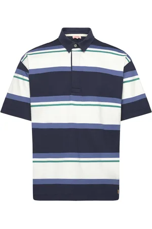 Armor.lux Striped Polo Shirt Short Sleeves Héritage Designers Polos Short-sleeved Multi/patterned