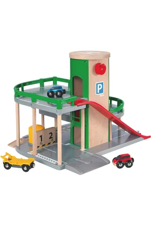 Brio 33204 Parkeringshus Toys Toy Cars & Vehicles Vehicle Garages Multi/patterned