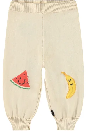 Molo Sol Bottoms Sweatpants Cream