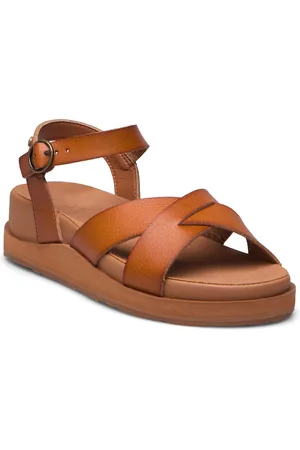 Roxy Kamila Shoes Summer Shoes Platform Sandals Brown