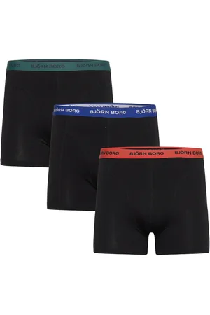 Björn Borg Cotton Stretch Boxer 3P Bokserit Black