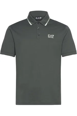 EA7 Polo Shirt Tops Polos Short-sleeved Black