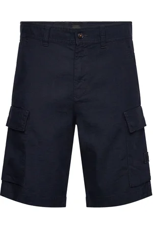 HUGO BOSS Sisla-9-Cargo-Shorts Bottoms Shorts Cargo Shorts Navy
