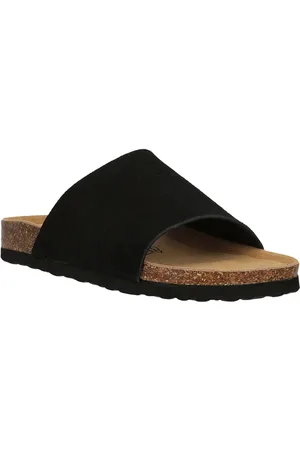 Cruz Amarante W Leather Cork Sandal Sport Women Sport Shoes Sport Sandals & Slippers Black