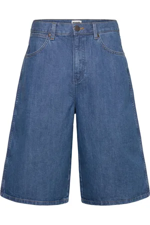 Wrangler Jort Shorts Bottoms Shorts Denim Blue