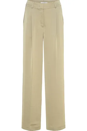 Dante 6 Jules Satin Smart Pants Bottoms Trousers Cream