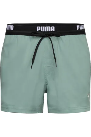 PUMA Men Logo Short Shorts 1P Sport Shorts Green