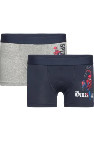 NAME IT Nmmnoz Spiderman 2P Boxer Mar Night & Underwear Underwear Underpants Blue
