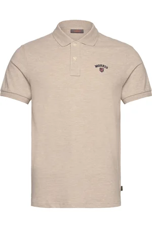 Morris Piqué Shirt Designers Polos Short-sleeved Beige
