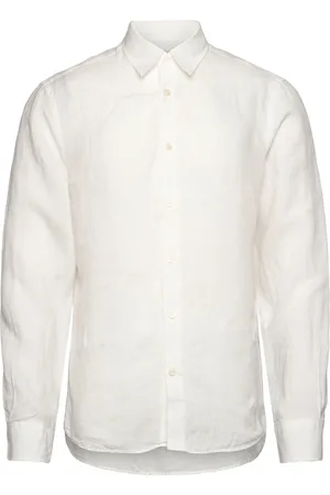 Tiger of Sweden Spenser Designers Shirts Casual Shirts White