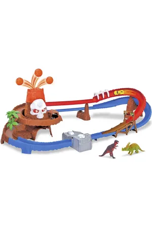 DICKIE TOYS Vulkan Bilbana Lekset, 100 Cm Toys Toy Cars & Vehicles Race Tracks Multi/patterned