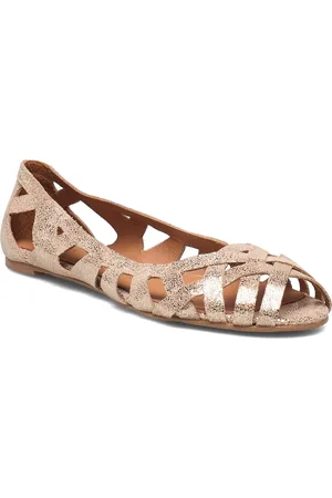 Jonak 264-Deray Croute Lam Ballerinat Gold