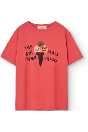 The Animals Observatory Big Rooster Kid T-Shirt Red 14Y Tops T-shirts Short-sleeved Red