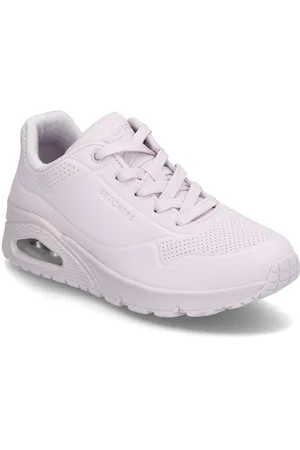 Skechers Womens Uno- Stand On Air Matalavartiset Sneakerit Tennarit White