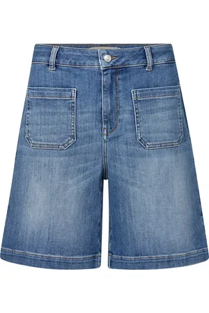 Mos Mosh Mmsoey Grendel Shorts Bottoms Shorts Denim Shorts Blue