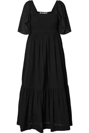 SELECTED Slfdora Ss Ankle Dress B Mekko Black