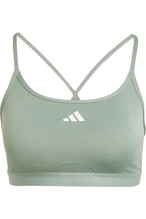 adidas Aerct Ls Bra Sport Bras & Tops Sports Bras - All Green