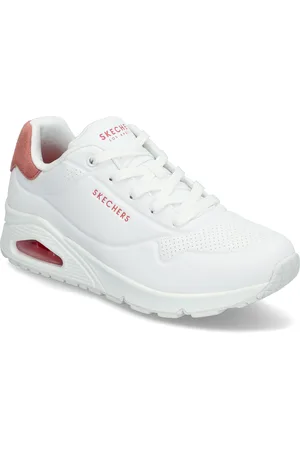 Skechers Womens Uno Matalavartiset Sneakerit Tennarit White