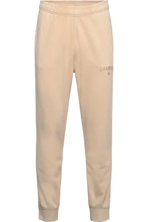 Champion Rib Cuff Pants Bottoms Sweatpants Beige