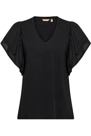 Culture Cuaca T-Shirt Tops T-shirts & Tops Short-sleeved Black
