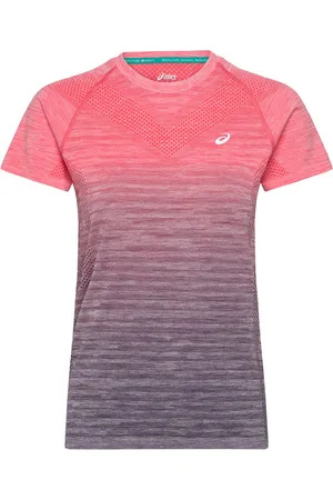 Asics Seamless Ss Top Sport T-shirts & Tops Short-sleeved Coral