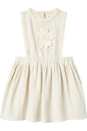 Lil Atelier Nmffrigg Skirtall Lil Dresses & Skirts Dresses Casual Dresses Sleeveless Casual Dresses Cream