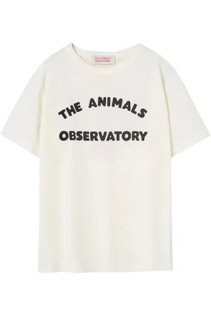 The Animals Observatory Big Rooster Kid T-Shirt White Logo 14Y Tops T-shirts Short-sleeved White