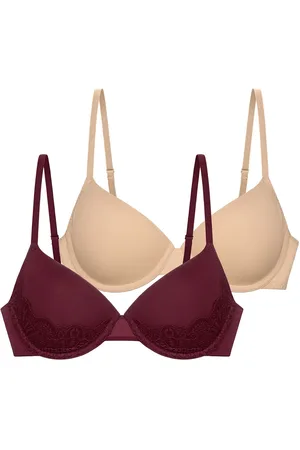 Dorina Lorena-2Pp Demi Lingerie Bras & Tops T-shirt Bras Burgundy