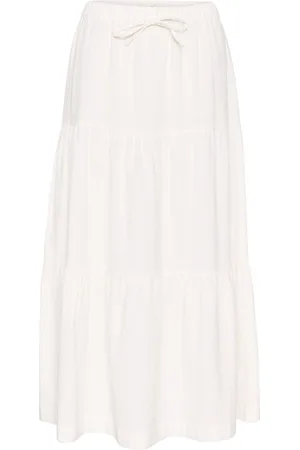 Part Two Brinapw Sk Skirts Maxi Skirts White