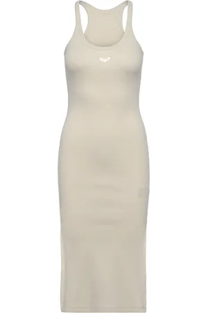 Zadig & Voltaire Astra Rib Bijoux Shiny Designers Summer Dresses Cream