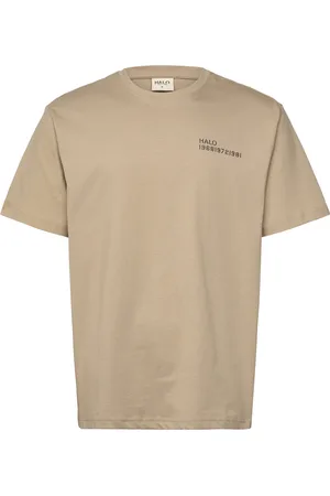 Black Halo Graphic T-Shirt 06 Sport T-shirts Short-sleeved Beige