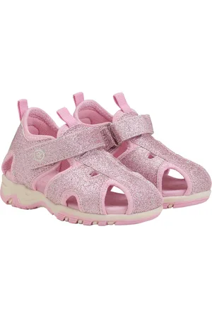 Color Kids Baby Sandals W. Velcro Strap Shoes Summer Shoes Sandals Pink