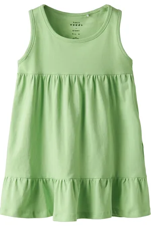 NAME IT Nmfvi Tank Dress Dresses & Skirts Dresses Casual Dresses Sleeveless Casual Dresses Green