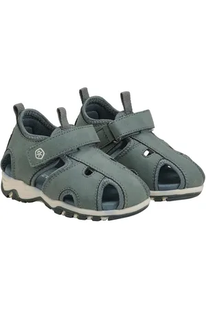 Color Kids Baby Sandals W. Velcro Strap Shoes Summer Shoes Sandals Green