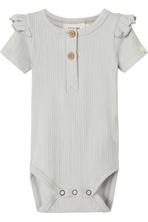 Lil Atelier Nbffleura Ss Slim Body Lil Bodies Short-sleeved Blue