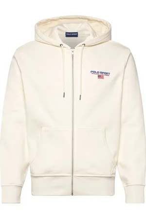 Ralph Lauren Polo Sport Fleece Full-Zip Hoodie Sport Sweat-shirts & Hoodies Hoodies Cream