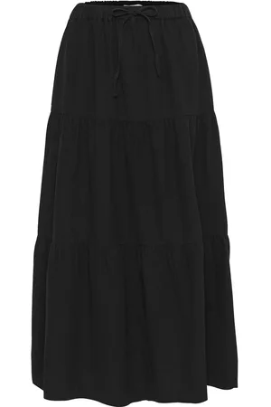 Part Two Brinapw Sk Skirts Maxi Skirts Black