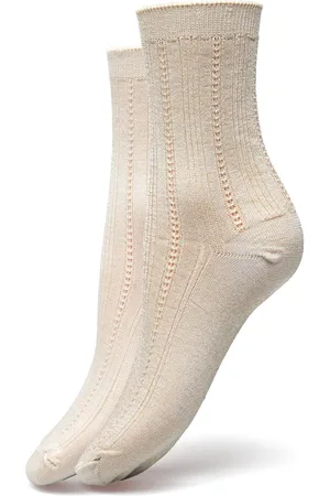 Beck Söndergaard Mix Drake Sock 2 Pack Lingerie Socks Regular Socks Beige