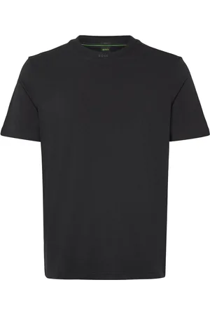 HUGO BOSS Tee Rib Sport Men Sports Clothes Sport Tops Sport T-shirts Blue